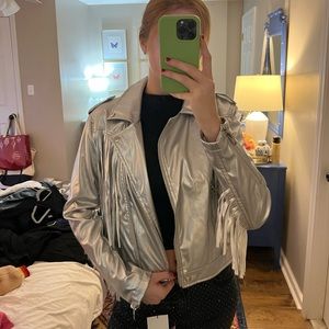 Buddy Love Silver Leather Jacket